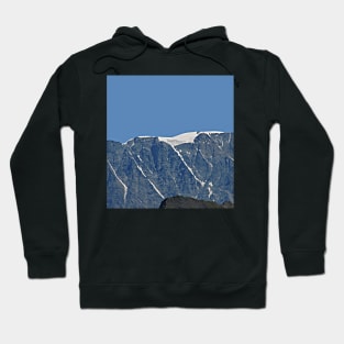 Snowy Mountain Ridge Alpine Landscape Hoodie